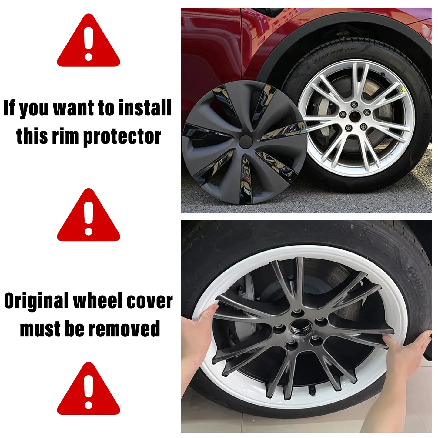 Design for Tesla Model Y 2020-2024 Wheel Protecto