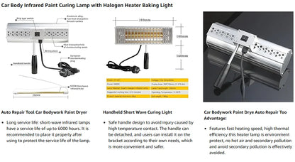 DATOUBOSS Portable Infrared Paint Curing Lamp 1000