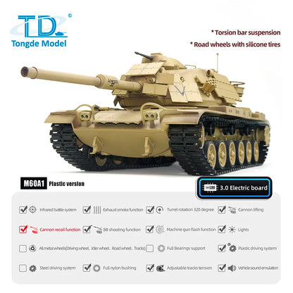 M60A RC Tank USA Infrared BB Battle