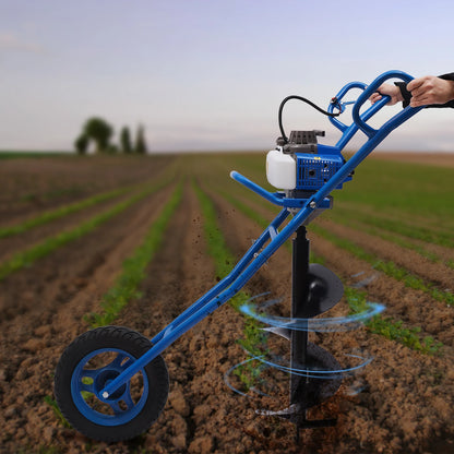 Earth Burrowing Blue with 2 Stroke WheeL