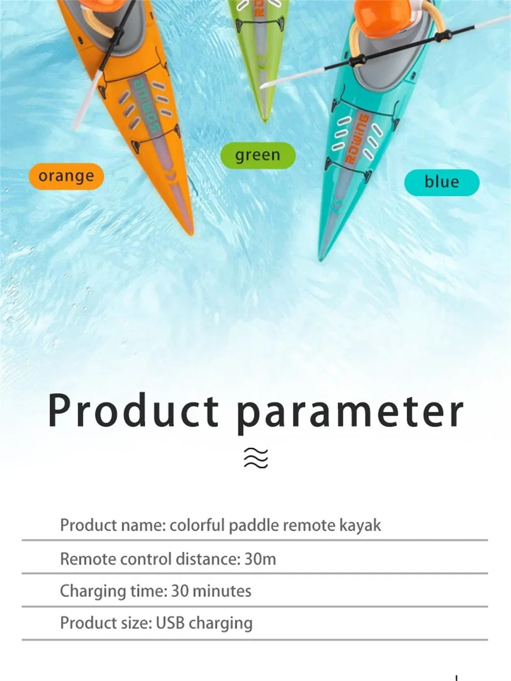 Rc Speedboat Racing Boat Paddling Kayak
