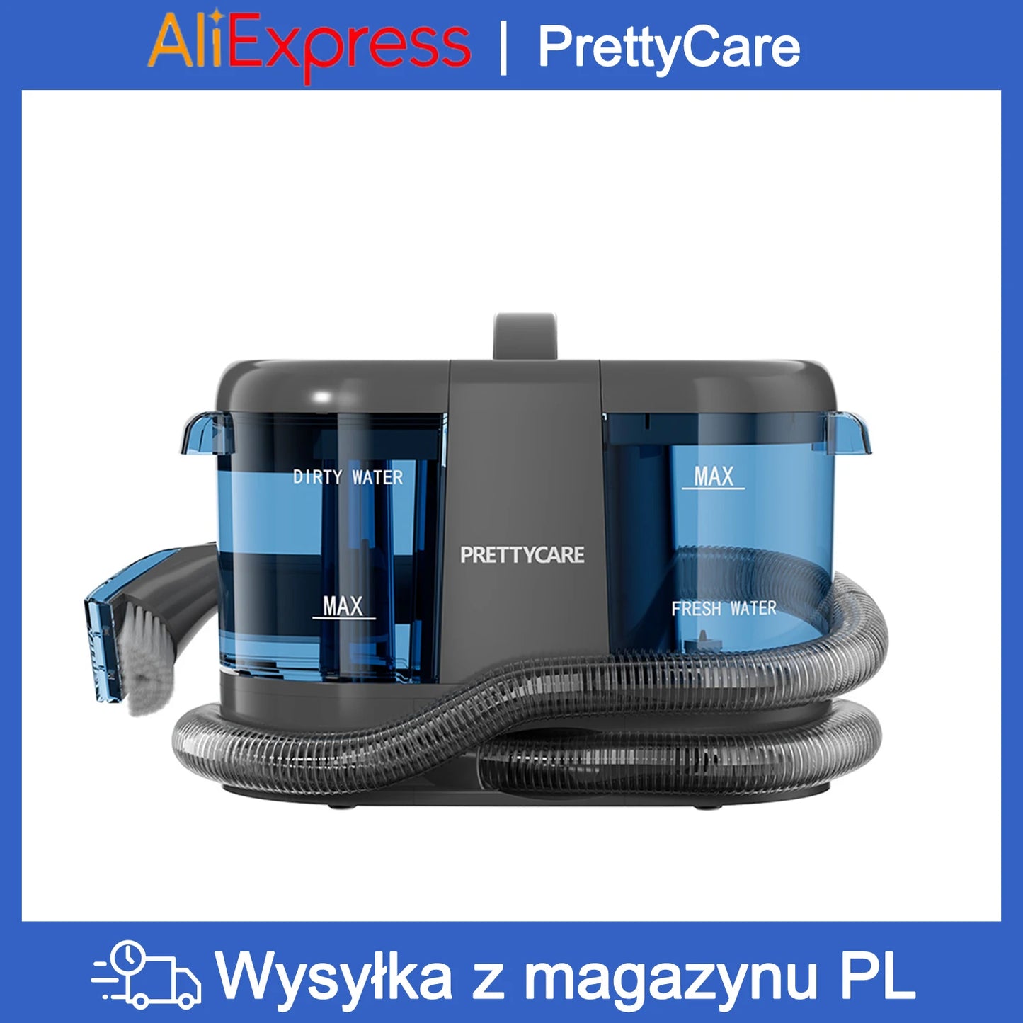 PrettyCare PC808 Cordless Carpet&Spot Vacuum Cleaner