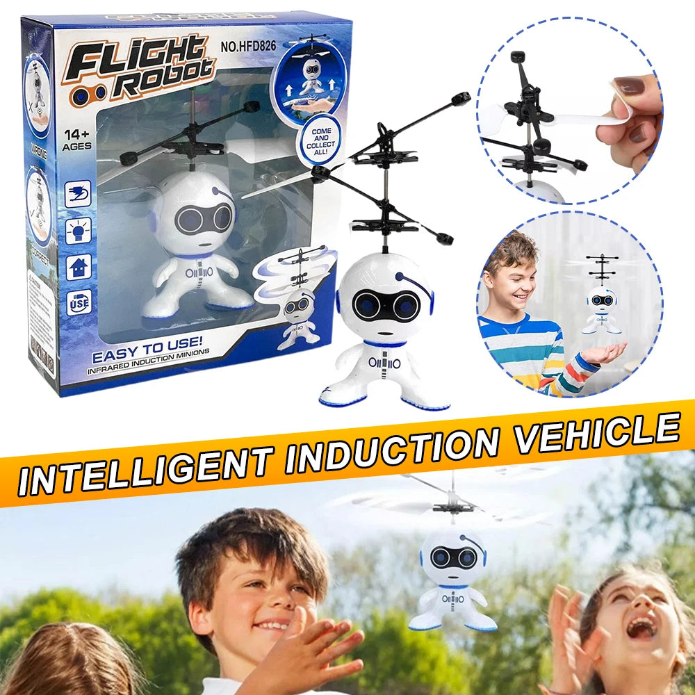 RC Airplane Infrared Induction USB Charging Plastic