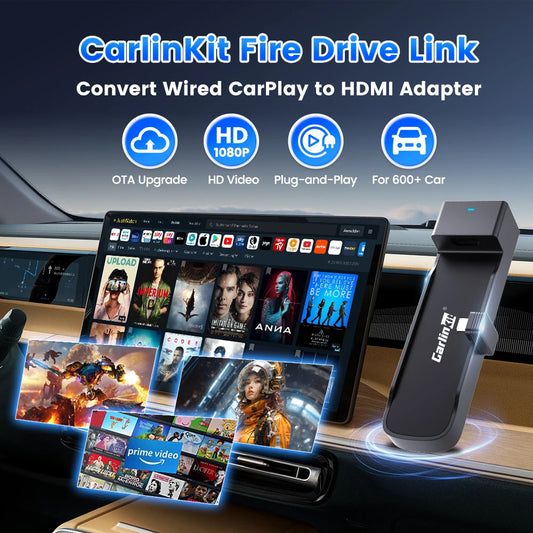 2025 New CarlinKit FireDrive Link For Amazon Fire TV Stick