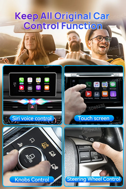 2025 CarlinKit 3 In 1 Android 13 Mini CarPlay Ai Box