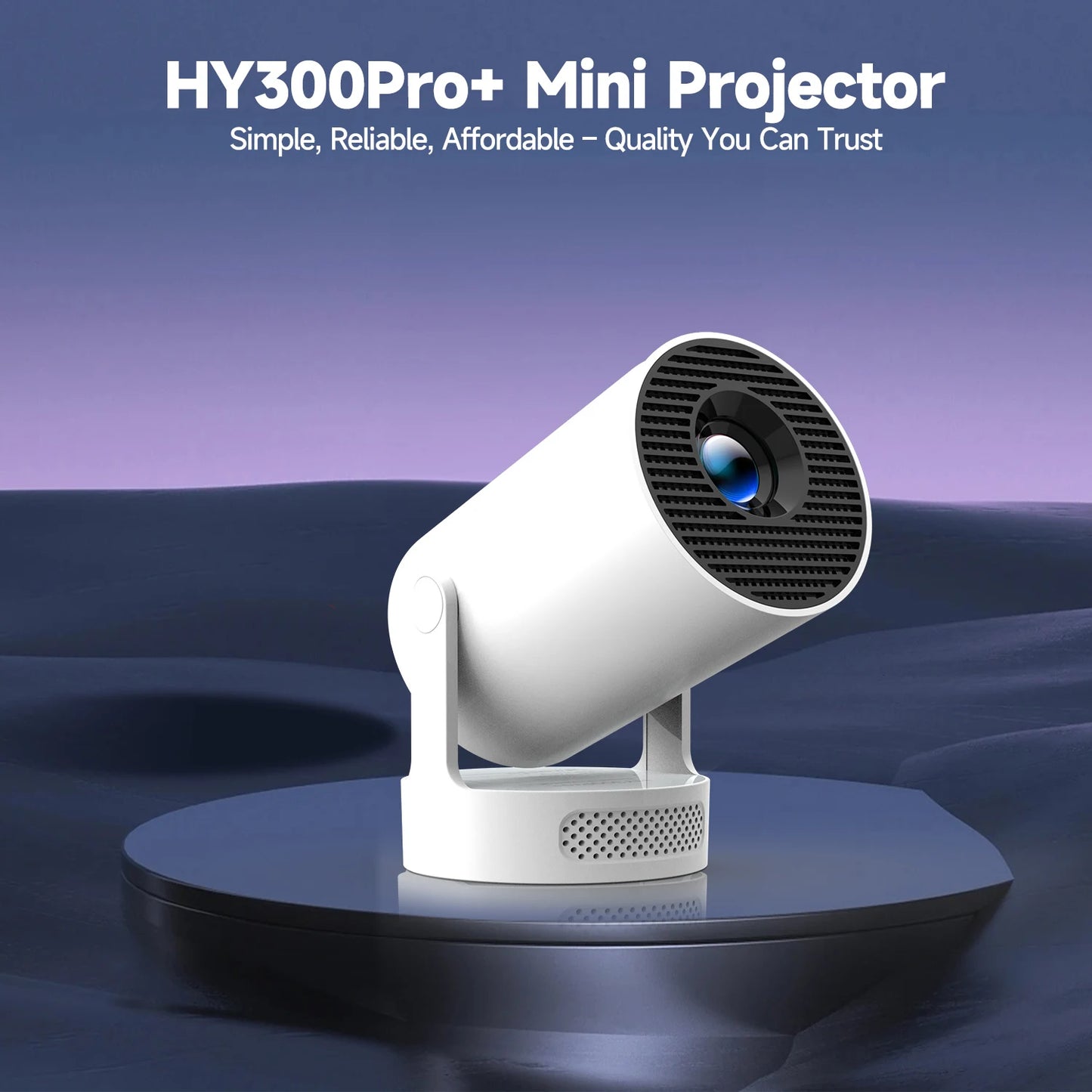 Magcubic HY300 Pro + Projector 4K 720P With 5W Speaker