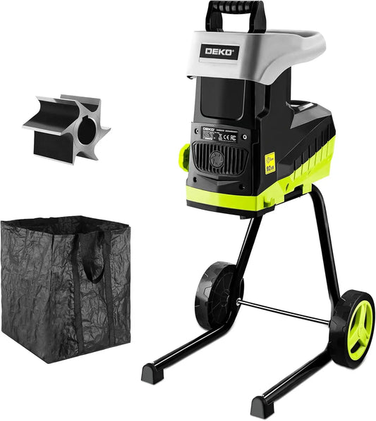 Electric 15-Amp Wood Chipper Shredder