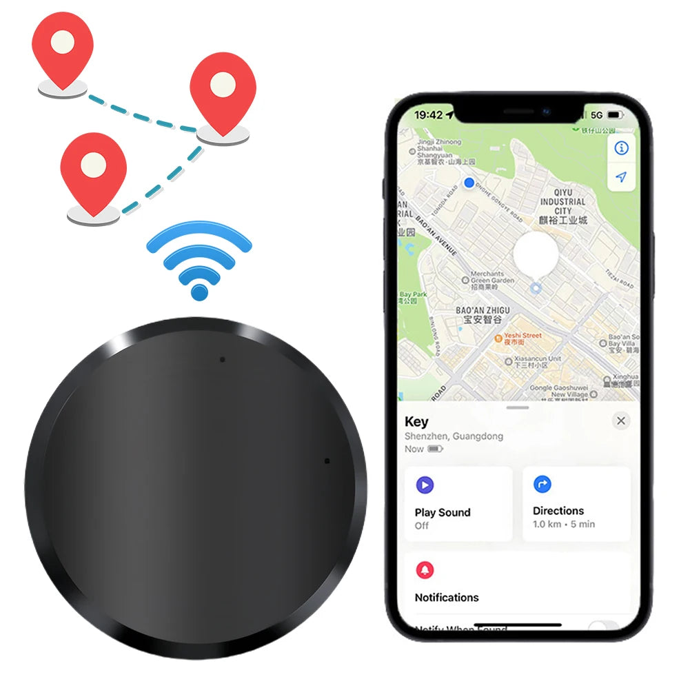 Mini GPS Tracker Magnetic Anti-Theft Real