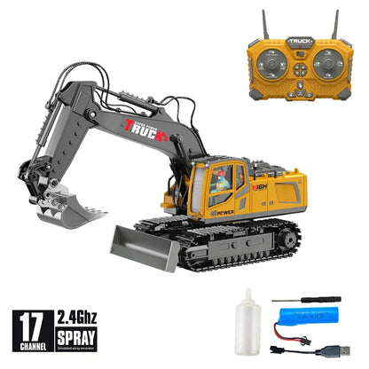RC Spray Excavator Truck Simulation  Sound Led