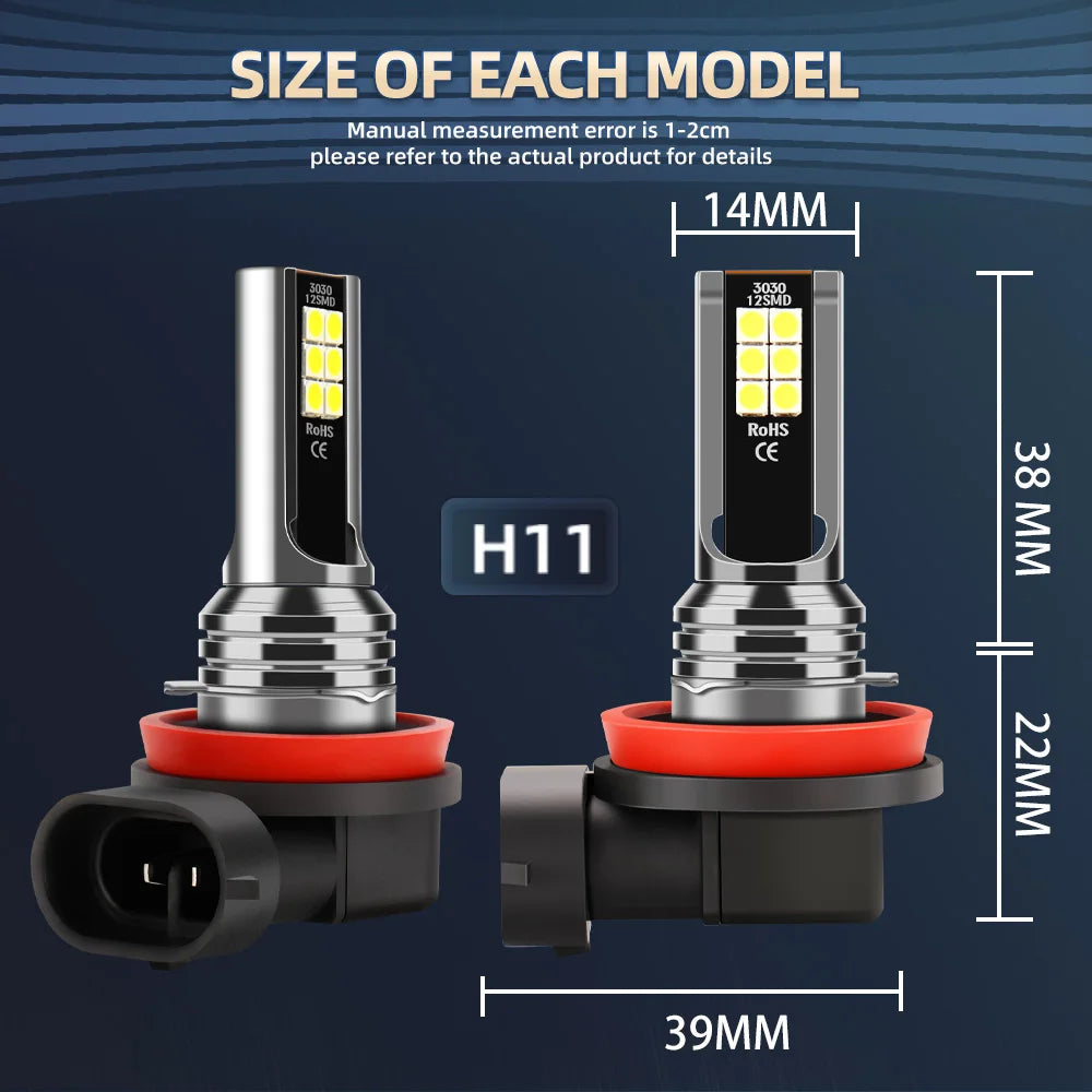 H11 9005/HB3 9006/HB4 5202 Bulbs