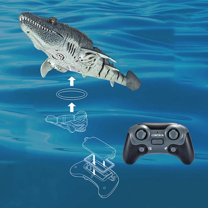 prehistoric adventure!Movable tail fin dual propellers