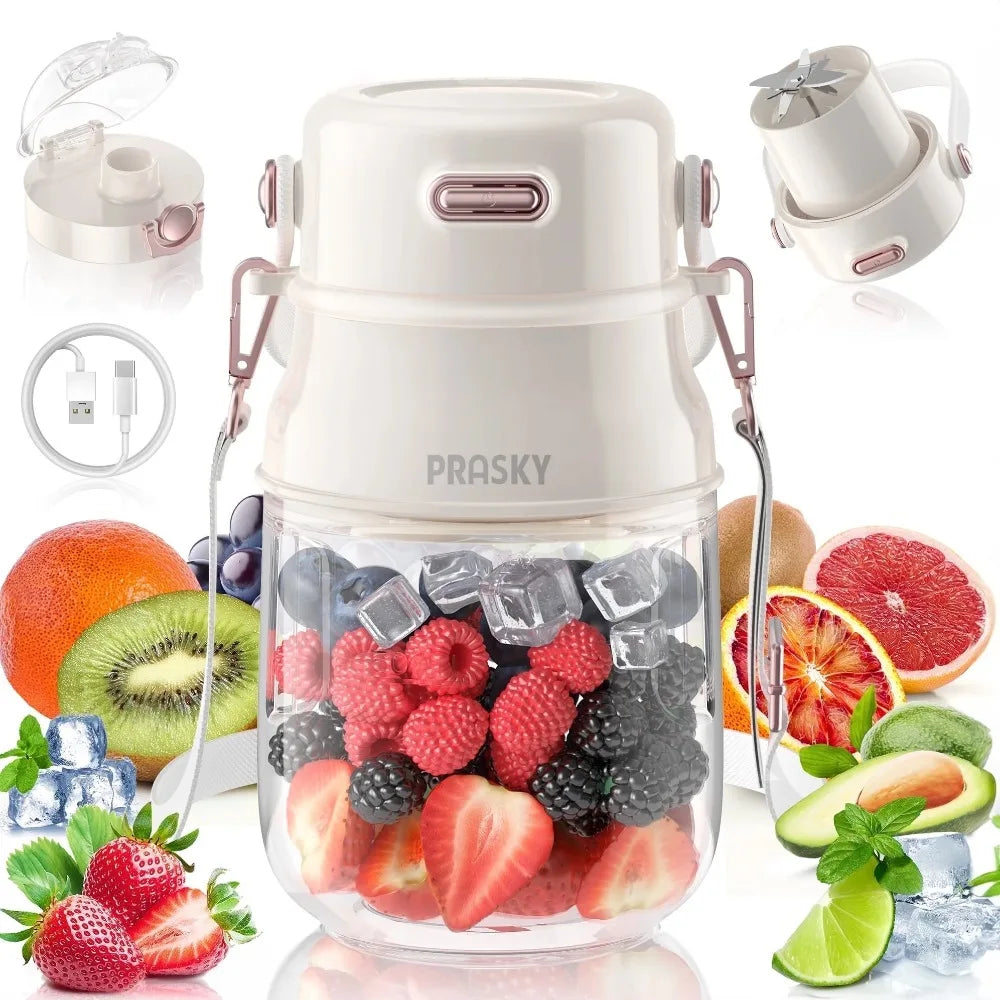 PRASKY Portable Blender for Smoothies and Shakes