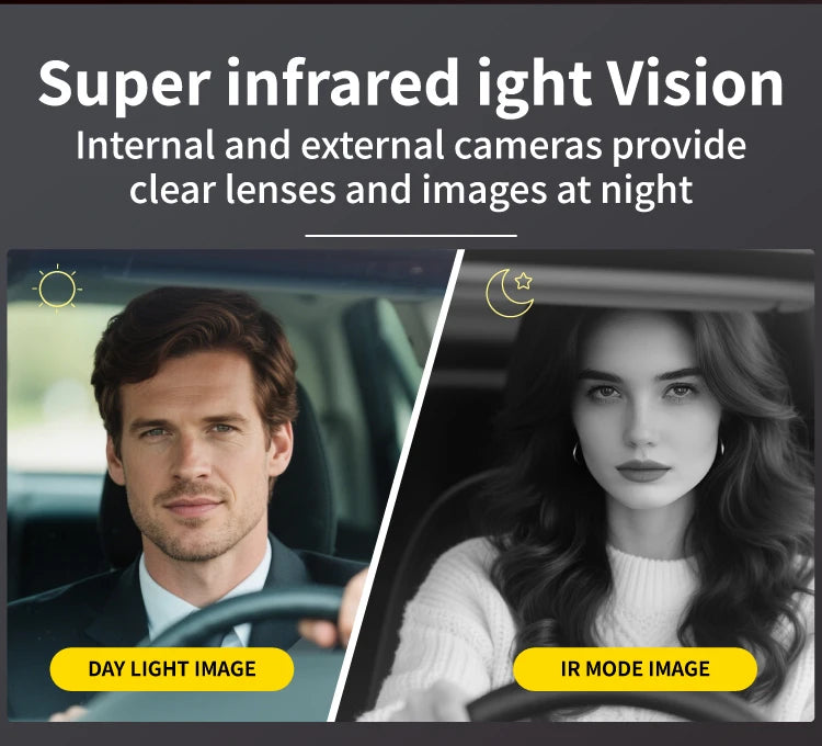 3 Channels Dash Camera For Cars HD 1080P Video