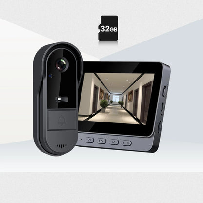 WiFi wireless smart video doorbell, Two-way outdoor