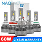 NAOEVO H7 H4 LED 60W 20000LM Car Headlight H1 H8 H9 H1