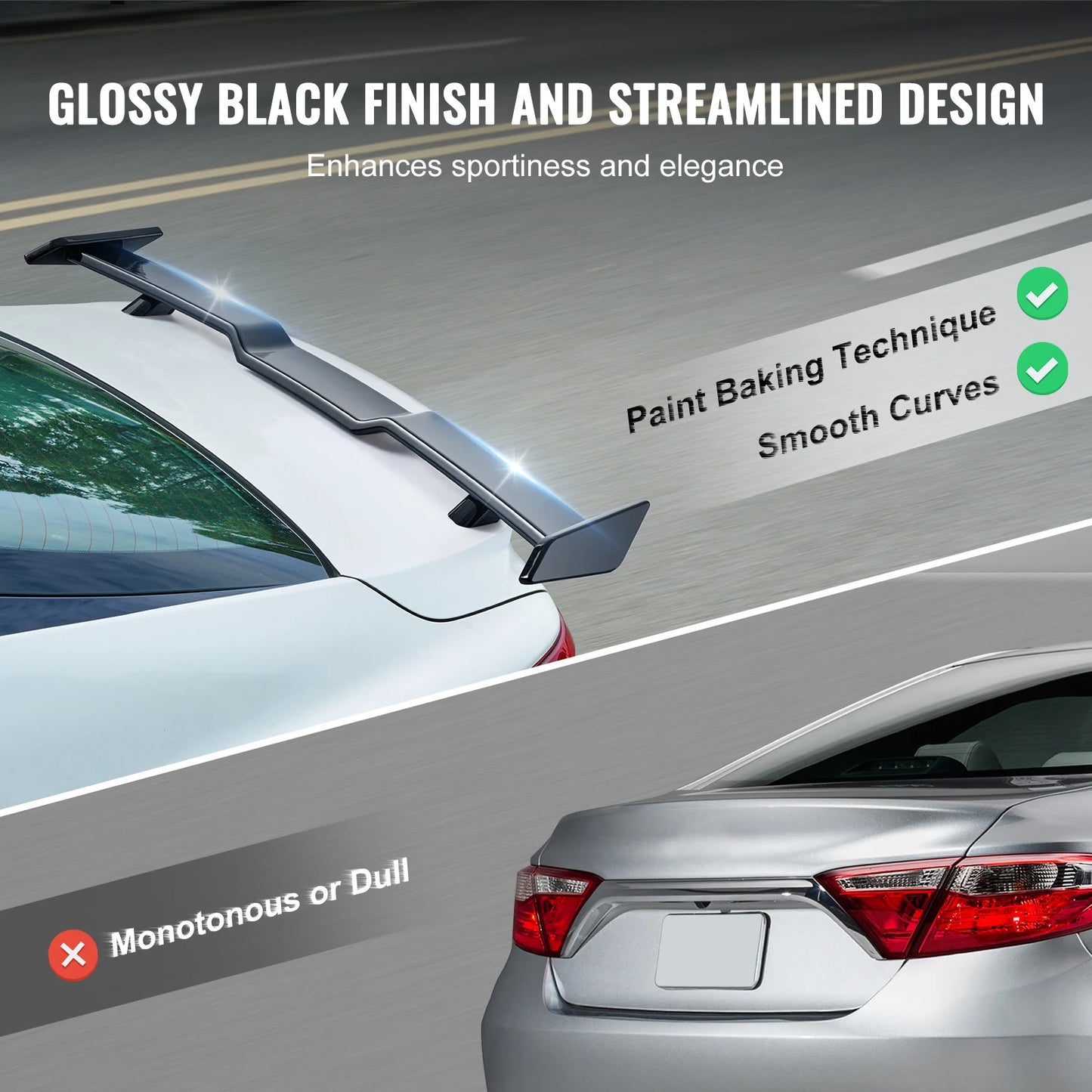GT Wing Car Spoiler Compatible with 2018-2023 Camry
