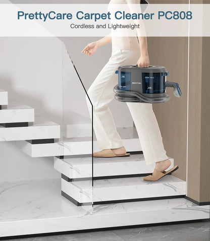 PrettyCare PC808 Cordless Carpet&Spot Vacuum Cleaner