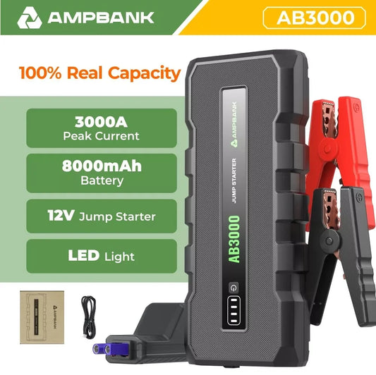 AMPBANK AB3000 12V Car Jump Starter Battery