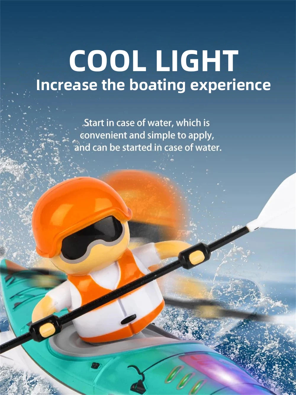 Rc Speedboat Racing Boat Paddling Kayak