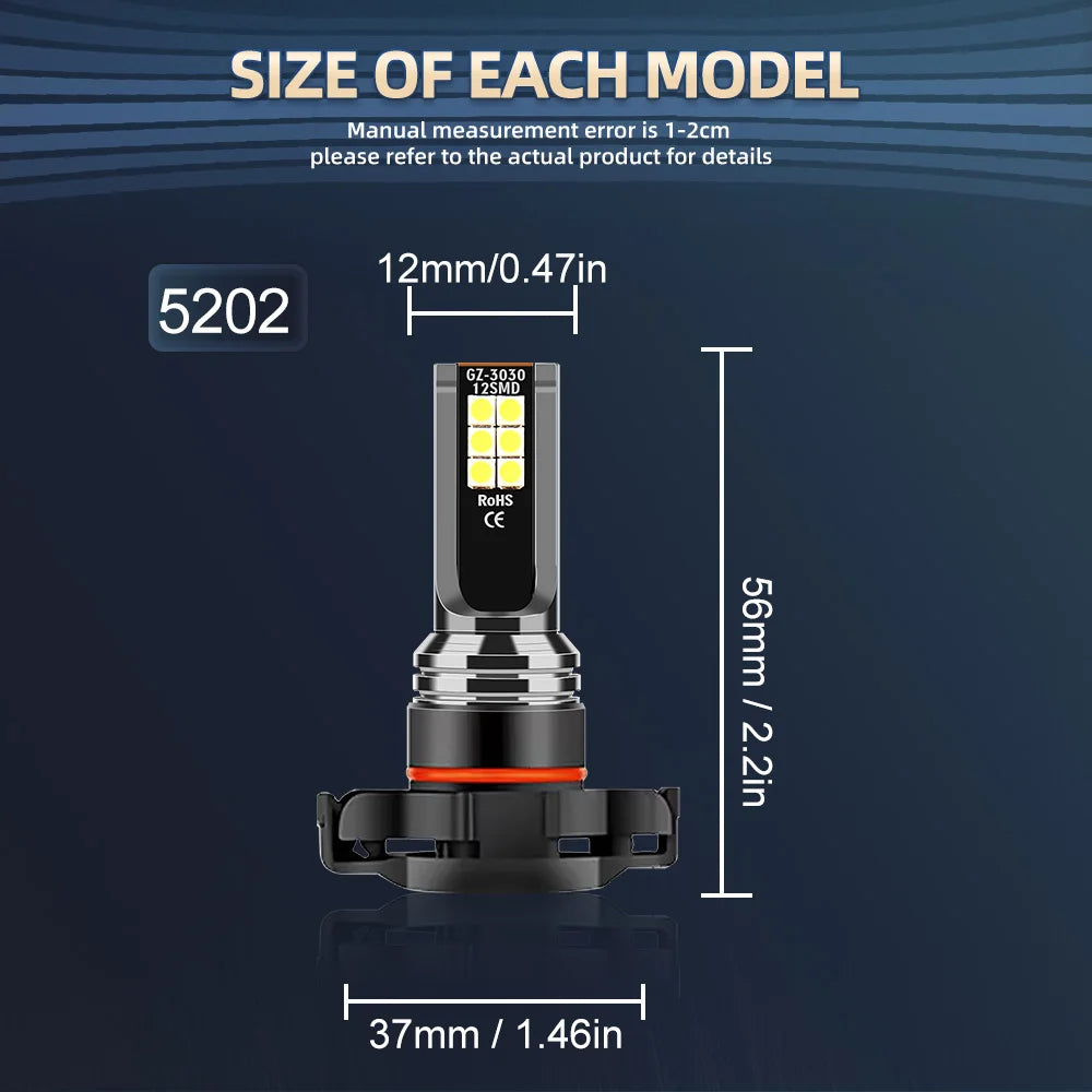H11 9005/HB3 9006/HB4 5202 Bulbs