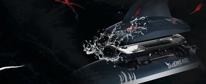 RC Shark Boat 3S Speed, Self-Rising