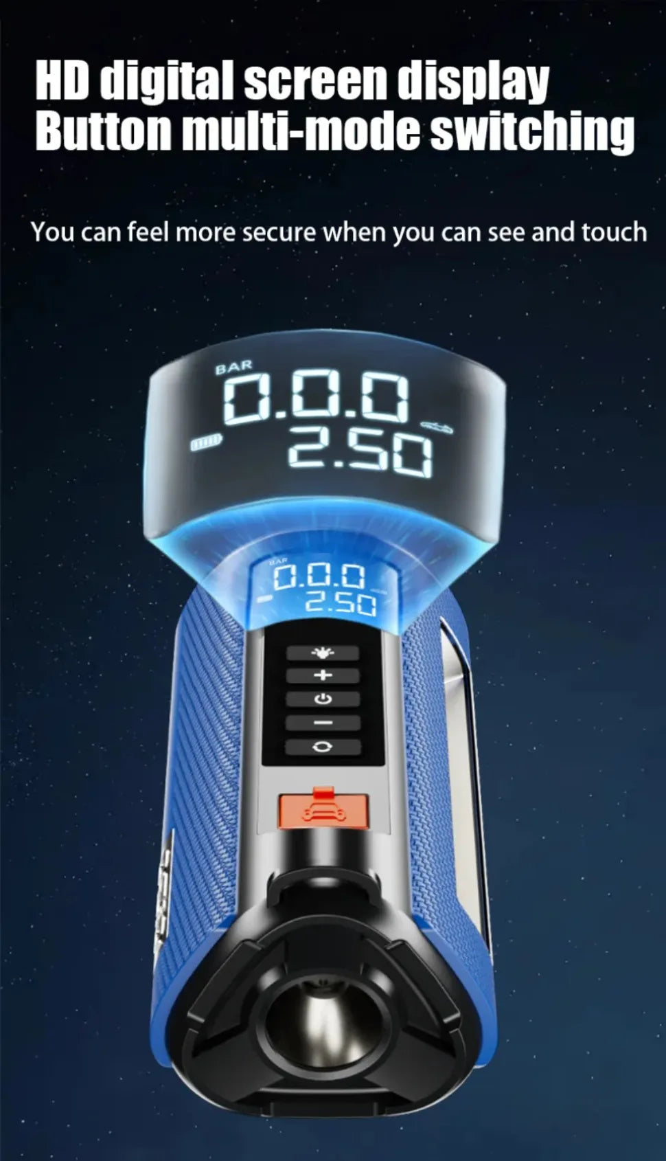 BUVAYE Car Jump Starter Air Pump Outdoor
