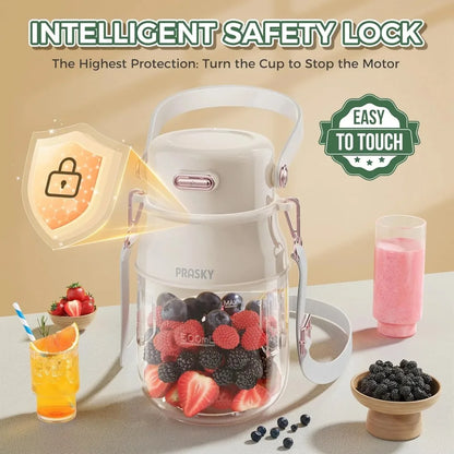 PRASKY Portable Blender for Smoothies and Shakes
