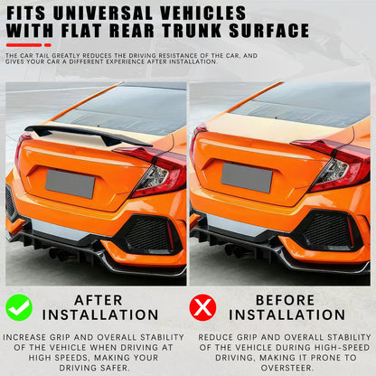 47" Universal Car Racing Rear Trunk Spoiler Sedan