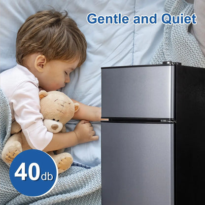Mini Fridge with Freezer, 2.9 Cu.Ft Energy Saving