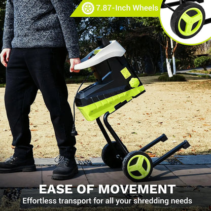 Electric 15-Amp Wood Chipper Shredder