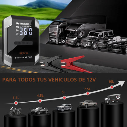 Portable Car Starter with Air Compressor