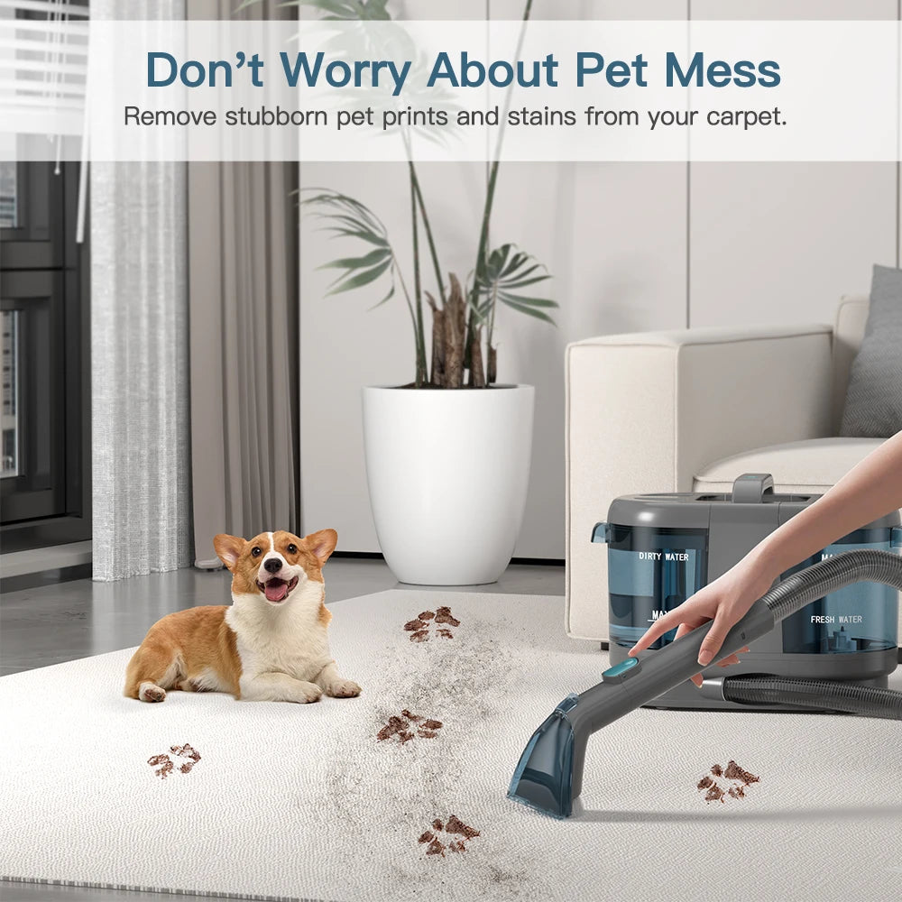 PrettyCare PC808 Cordless Carpet&Spot Vacuum Cleaner