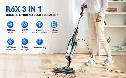 Corded Vacuum Cleaner Extra Long Cord