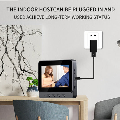 WiFi wireless smart video doorbell, Two-way outdoor