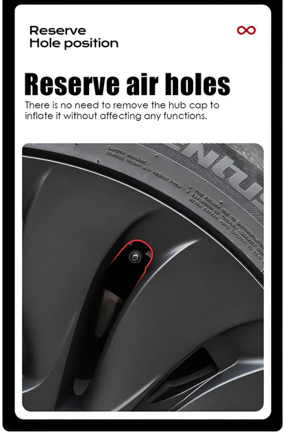 YIKUN 4PCS Wheel Cover for Tesla Model Y 19 Inch