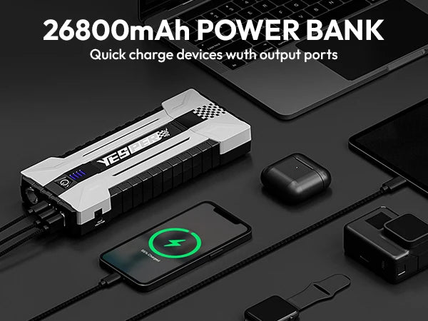 YESPER 4120A Car Jump Starter 26800mAh Power Ban