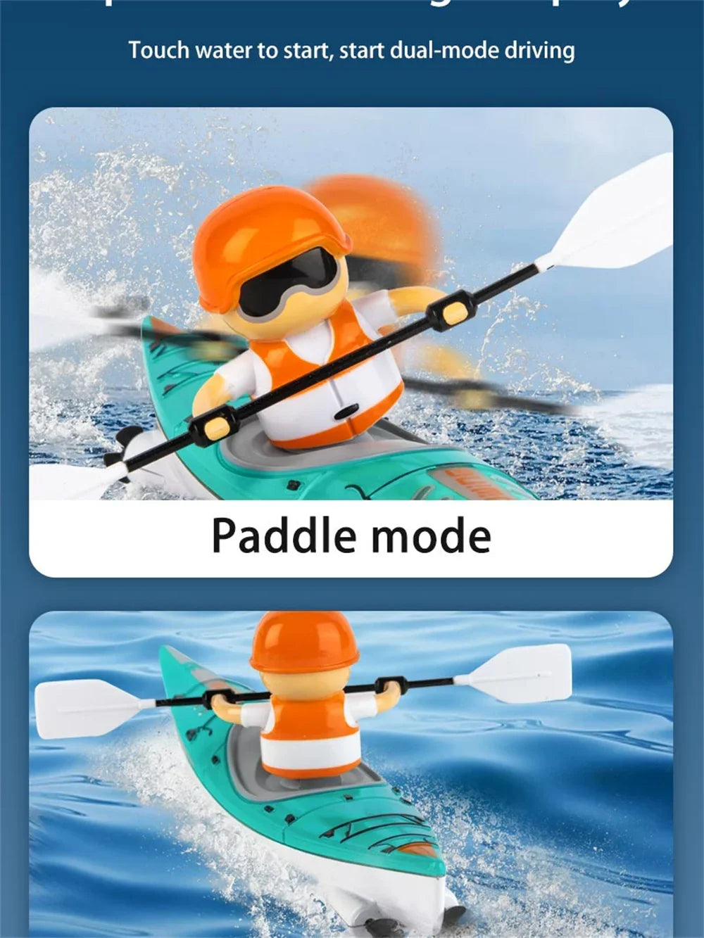 Rc Speedboat Racing Boat Paddling Kayak