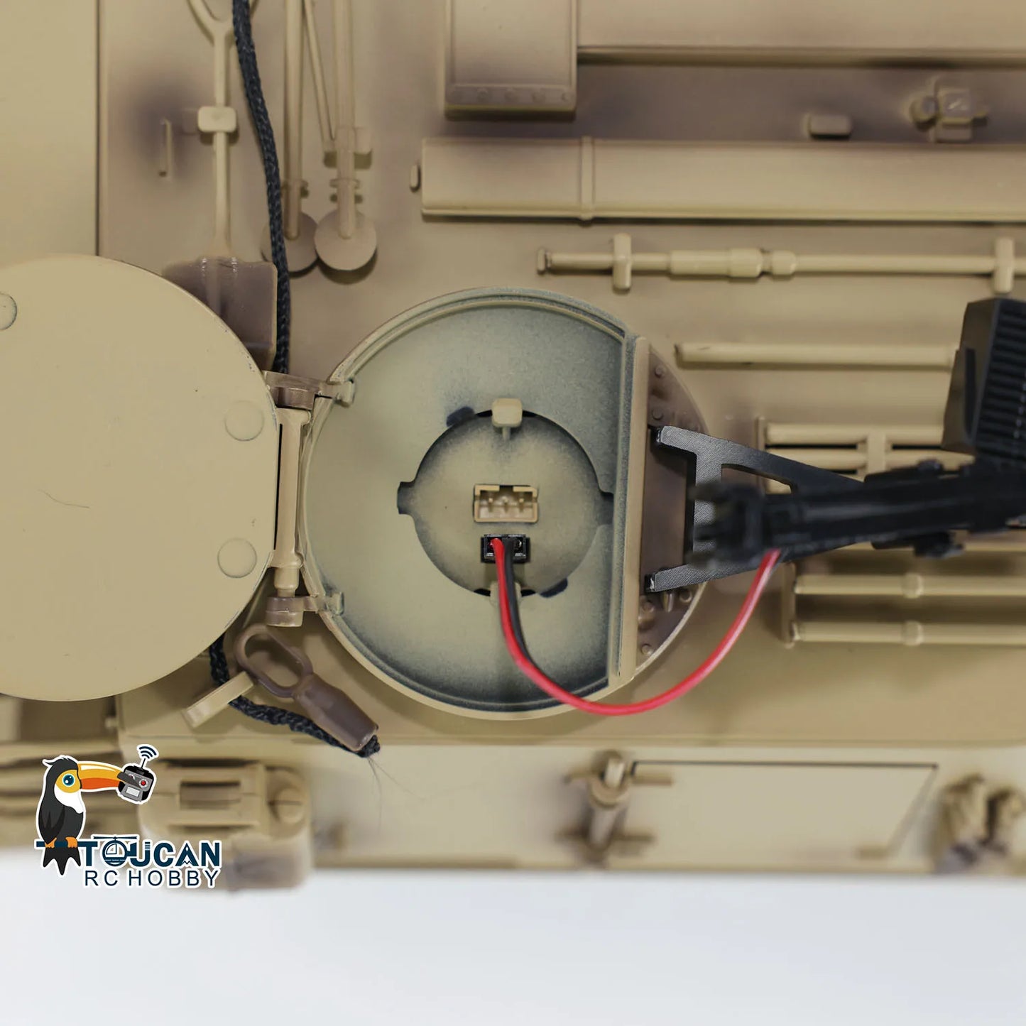 RC Military Tank HowitzerMetal Wheels Infrared