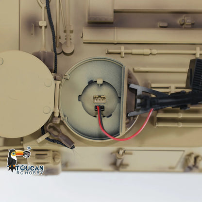 RC Military Tank HowitzerMetal Wheels Infrared