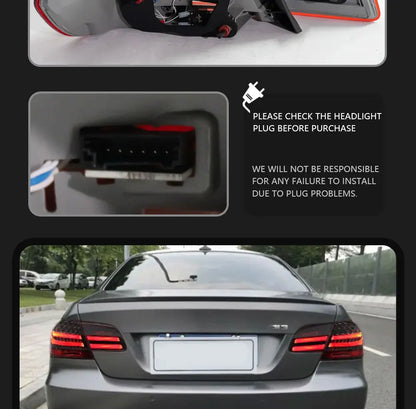 2006-2013 BMW M3 E92 Tail Light 330i 335i Lights LED