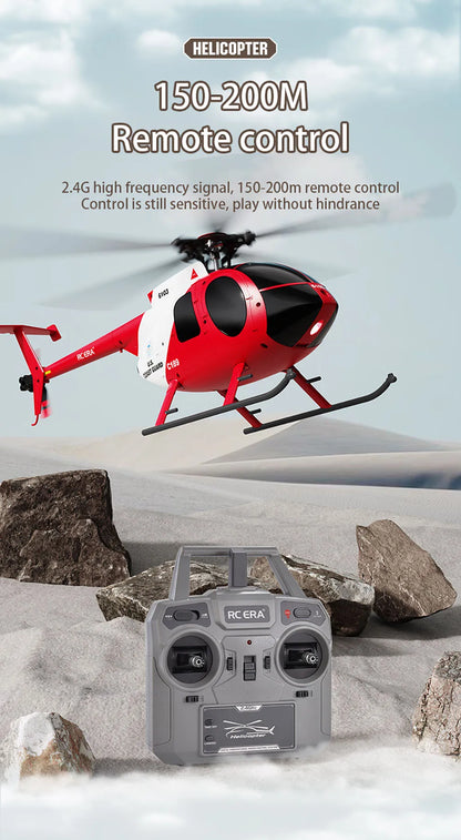 RC Fixed Height Single Blade Flybarless  Helicopter