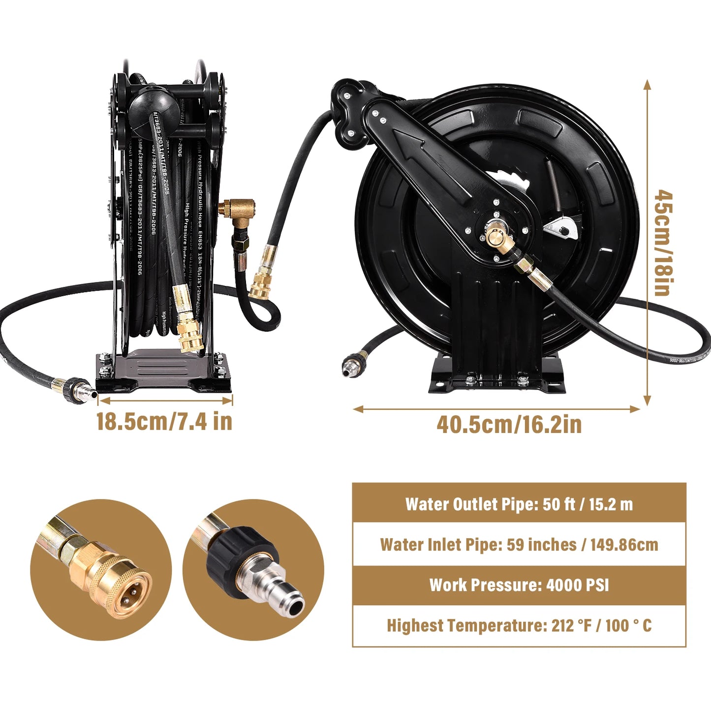 Pressure Washer Hose Reels