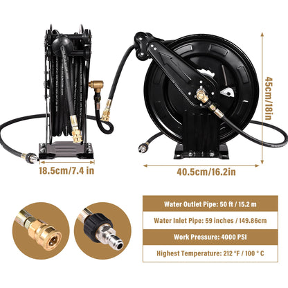 Pressure Washer Hose Reels