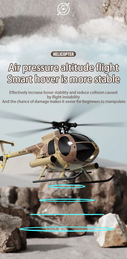 RC Fixed Height Single Blade Flybarless  Helicopter