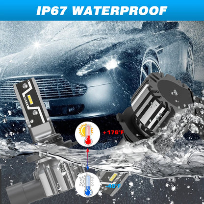 NOVSIGHT LED Headlight Bulbs 2PCS 9005 2PCS H11