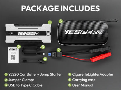 YESPER 4120A Car Jump Starter 26800mAh Power Ban
