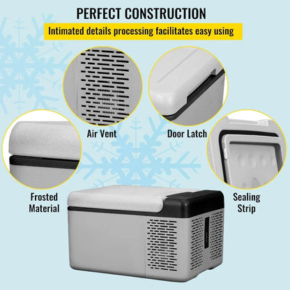 VEVOR 10 Quart 12 Volt Portable Mini Freezer