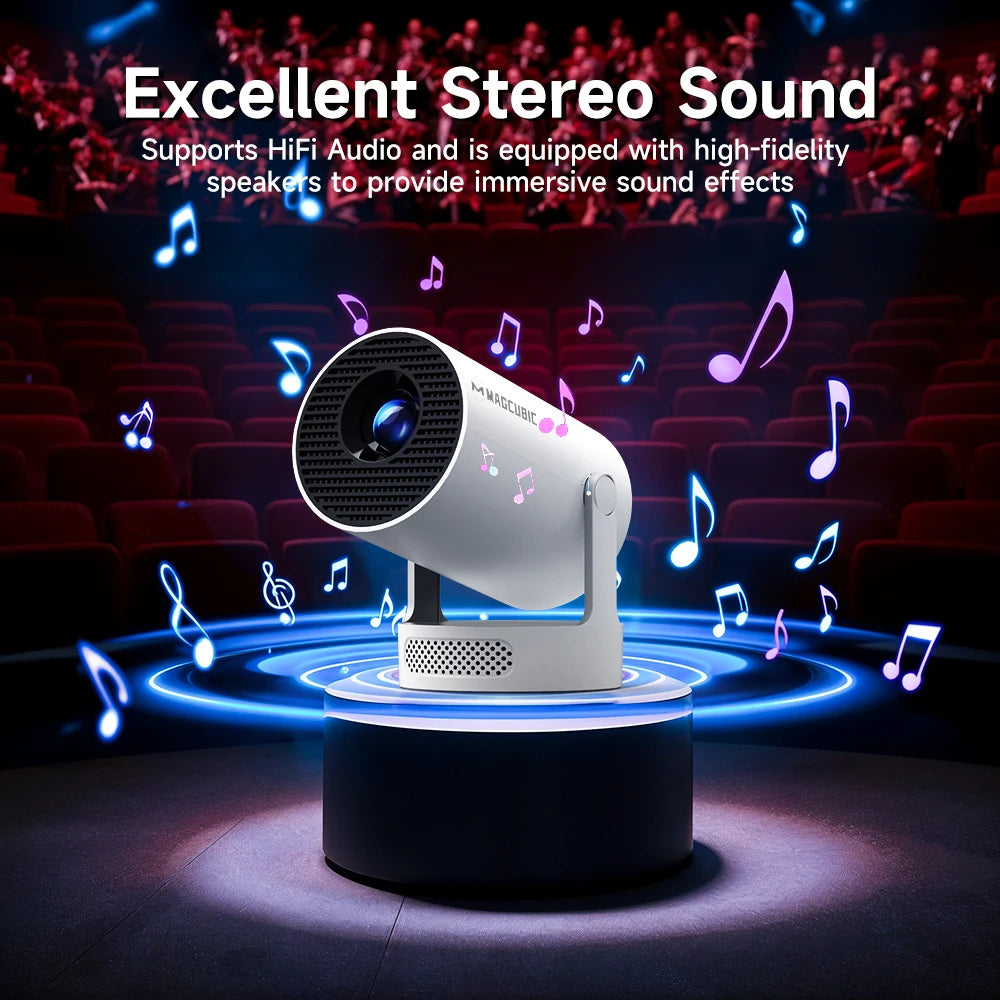 Magcubic HY300 Pro + Projector 4K 720P With 5W Speaker