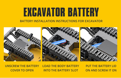 RC Spray Excavator Truck Simulation  Sound Led