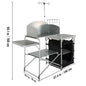 SucceBuy Camping Outdoor Kitchen Table Cabinet